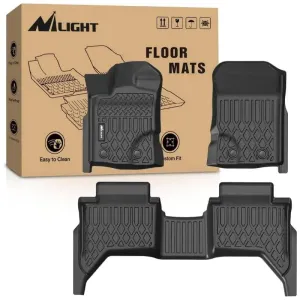 2019-2024 Ford Ranger SuperCrew Cab TPE Floor Mats