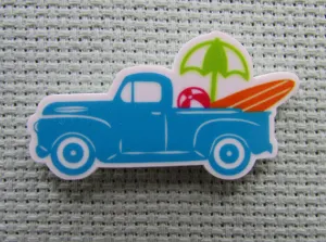 Blue Summertime Truck Needle Minder, Cover Minder, Magnet LAST ONE!