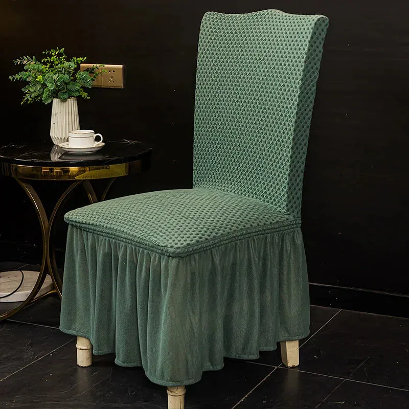 Turkish Style Dining Chairs Covers  -  Green
